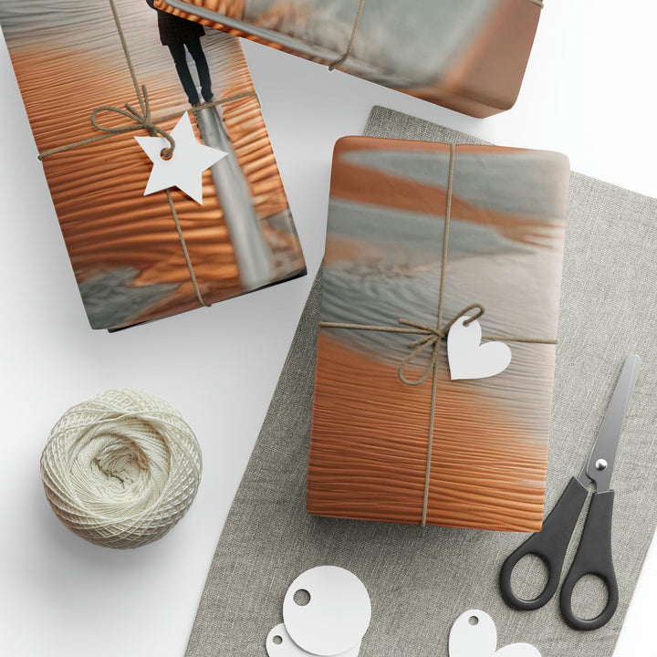 Desert Solitude Reflection - Wrapping Paper - Home Decor - g(0D·IO) - 30'' x 72'' - Matte -