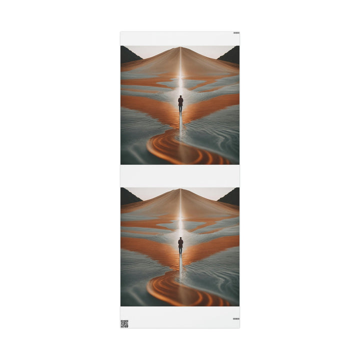 Desert Solitude Reflection - Wrapping Paper - Home Decor - g(0D·IO) - 30'' x 72'' - Matte -