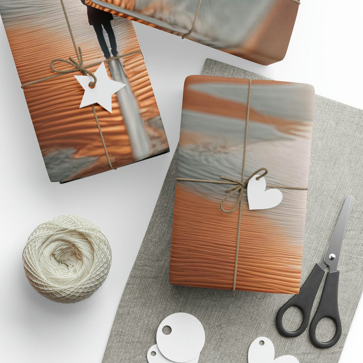 Desert Solitude Reflection - Wrapping Paper - Home Decor - g(0D·IO) - 30'' x 72'' - Matte -