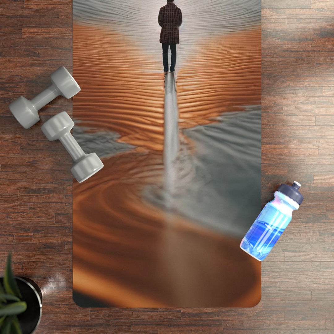 Desert Solitude Reflection - Yoga Mat - Home Decor - g(0D·IO) - 24” x 68” - -