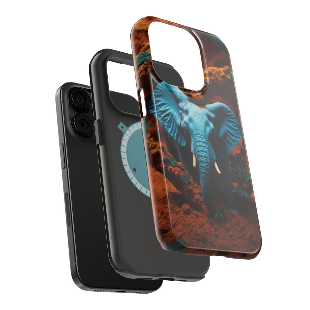 Earthen Heart Elephant - MagSafe Tough Case - Phone Case - g(0D·IO) - iPhone 14 - Glossy -