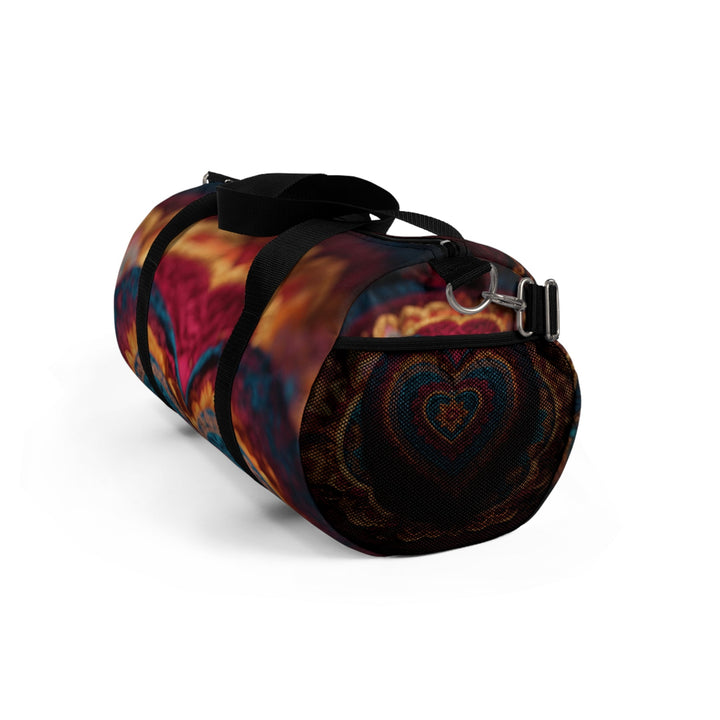 Embroidered Textile Heart - Duffle Bag - Bags - g(0D·IO) - Large - -