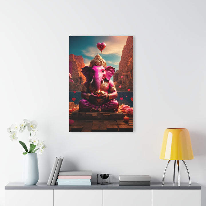 Enchanted Elephant Evening - Acrylic Prints (French Cleat Hanging) - Home Decor - g(0D·IO) - 24" x 36" (Vertical) - 0.25'' -