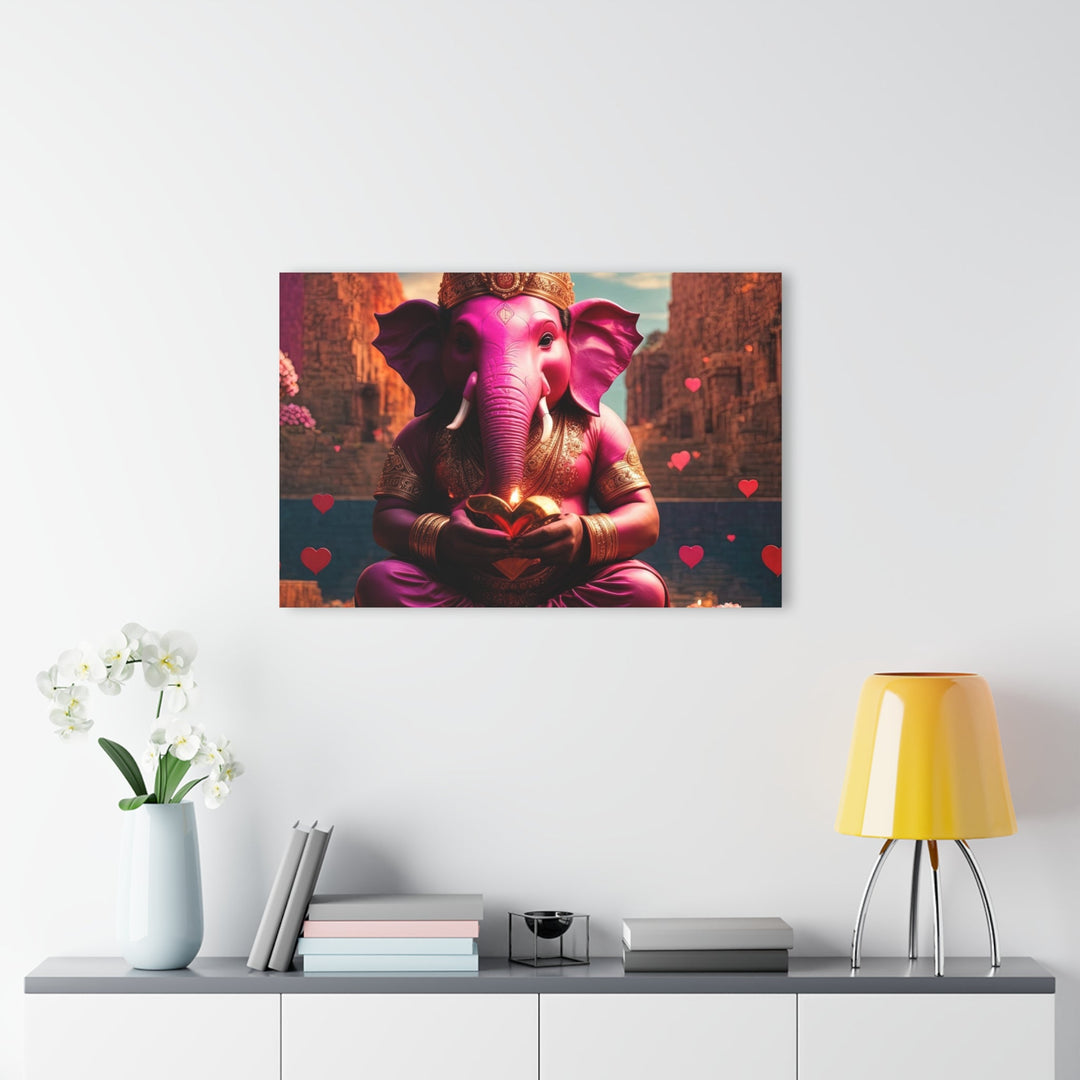 Enchanted Elephant Evening - Acrylic Prints (French Cleat Hanging) - Home Decor - g(0D·IO) - 24" x 36" (Vertical) - 0.25'' -
