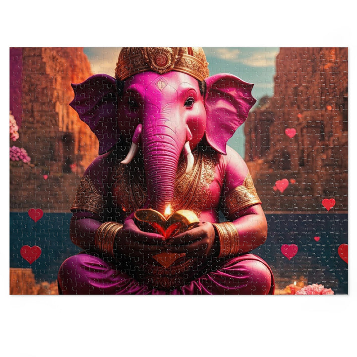 Enchanted Elephant Evening - Jigsaw Puzzle (100, 252, 500, 1000 pieces) - Puzzle - g(0D·IO) - 20.5" × 15" (500 pcs) - -