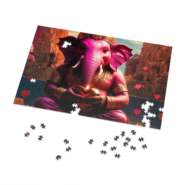 Enchanted Elephant Evening - Jigsaw Puzzle (100, 252, 500, 1000 pieces) - Puzzle - g(0D·IO) - 29.25" × 19.75" (1000 pcs) - -