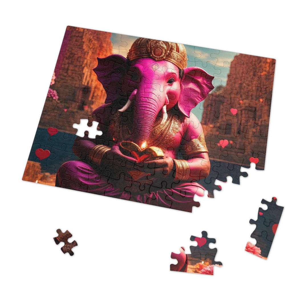 Enchanted Elephant Evening - Jigsaw Puzzle (100, 252, 500, 1000 pieces) - Puzzle - g(0D·IO) - 29.25" × 19.75" (1000 pcs) - -