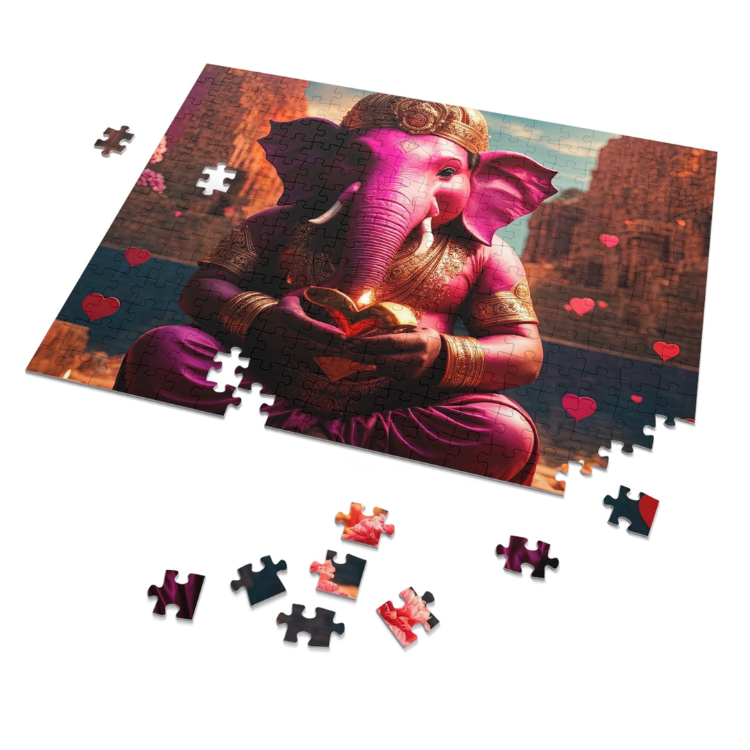 Enchanted Elephant Evening - Jigsaw Puzzle (100, 252, 500, 1000 pieces) - Puzzle - g(0D·IO) - 29.25" × 19.75" (1000 pcs) - -