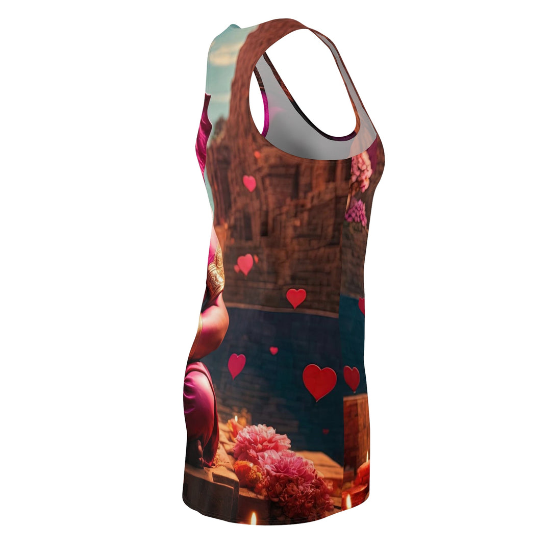 Enchanted Elephant Evening - Racerback Dress - All Over Prints - g(0D·IO) - XS - -