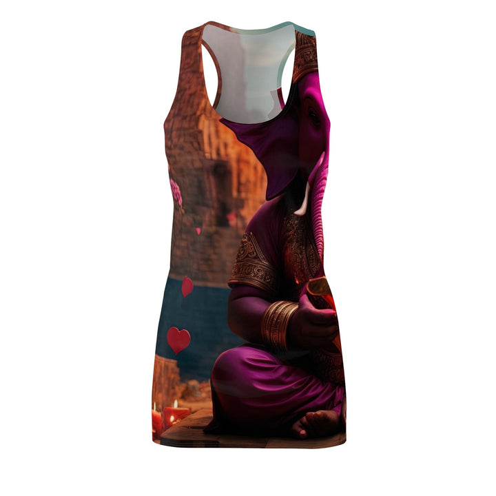 Enchanted Elephant Evening - Racerback Dress - All Over Prints - g(0D·IO) - XS - -