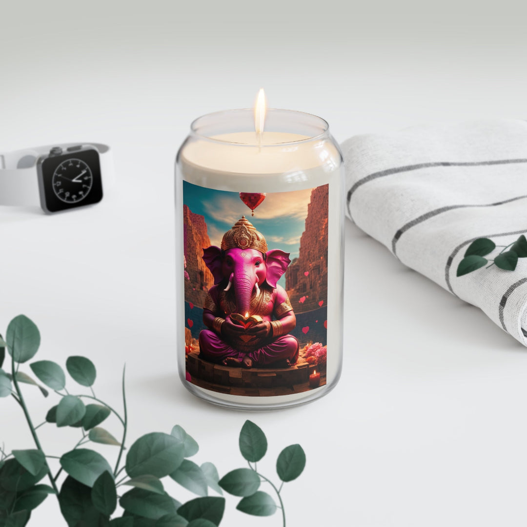Enchanted Elephant Evening - Scented Candle - Home Decor - g(0D·IO) - Vanilla Bean - 13.75oz -