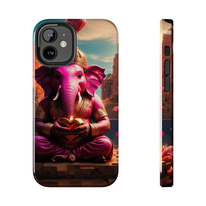 Enchanted Elephant Evening - Tough Phone Case - Phone Case - g(0D·IO) - iPhone 12 Mini - -