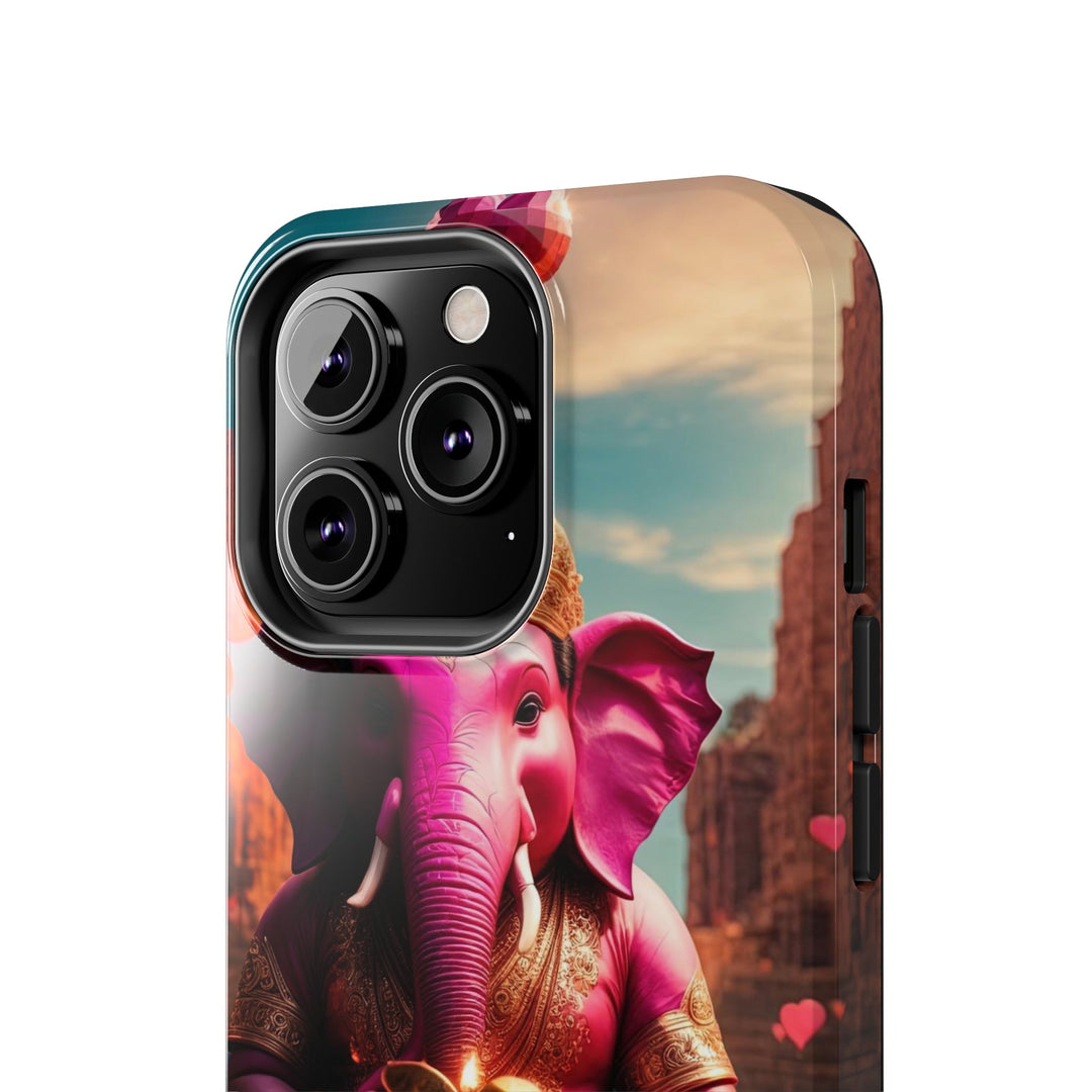 Enchanted Elephant Evening - Tough Phone Case - Phone Case - g(0D·IO) - iPhone 13 Mini - -