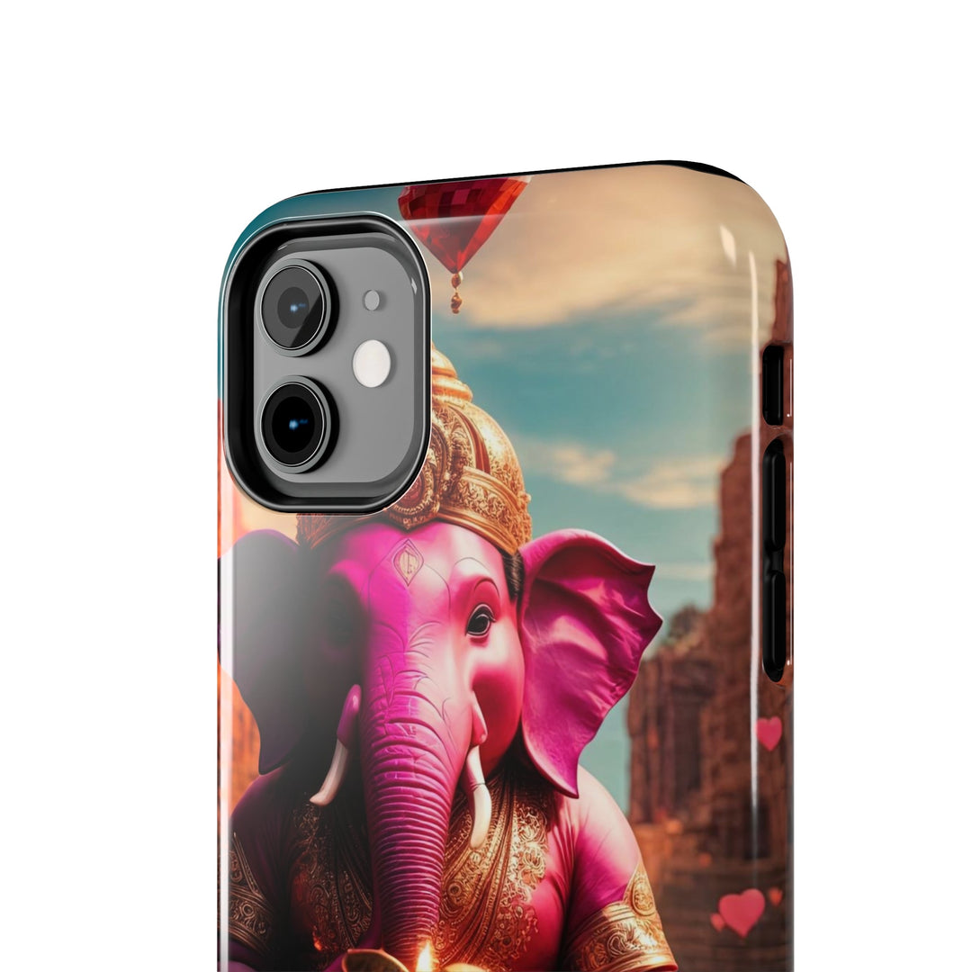 Enchanted Elephant Evening - Tough Phone Case - Phone Case - g(0D·IO) - iPhone 13 Mini - -