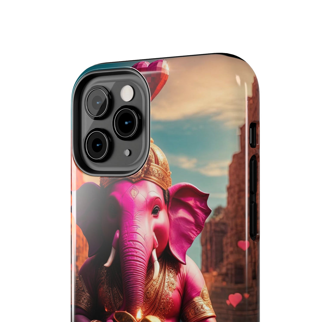 Enchanted Elephant Evening - Tough Phone Case - Phone Case - g(0D·IO) - iPhone 13 Mini - -