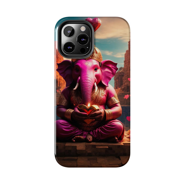 Enchanted Elephant Evening - Tough Phone Case - Phone Case - g(0D·IO) - iPhone 13 Mini - -