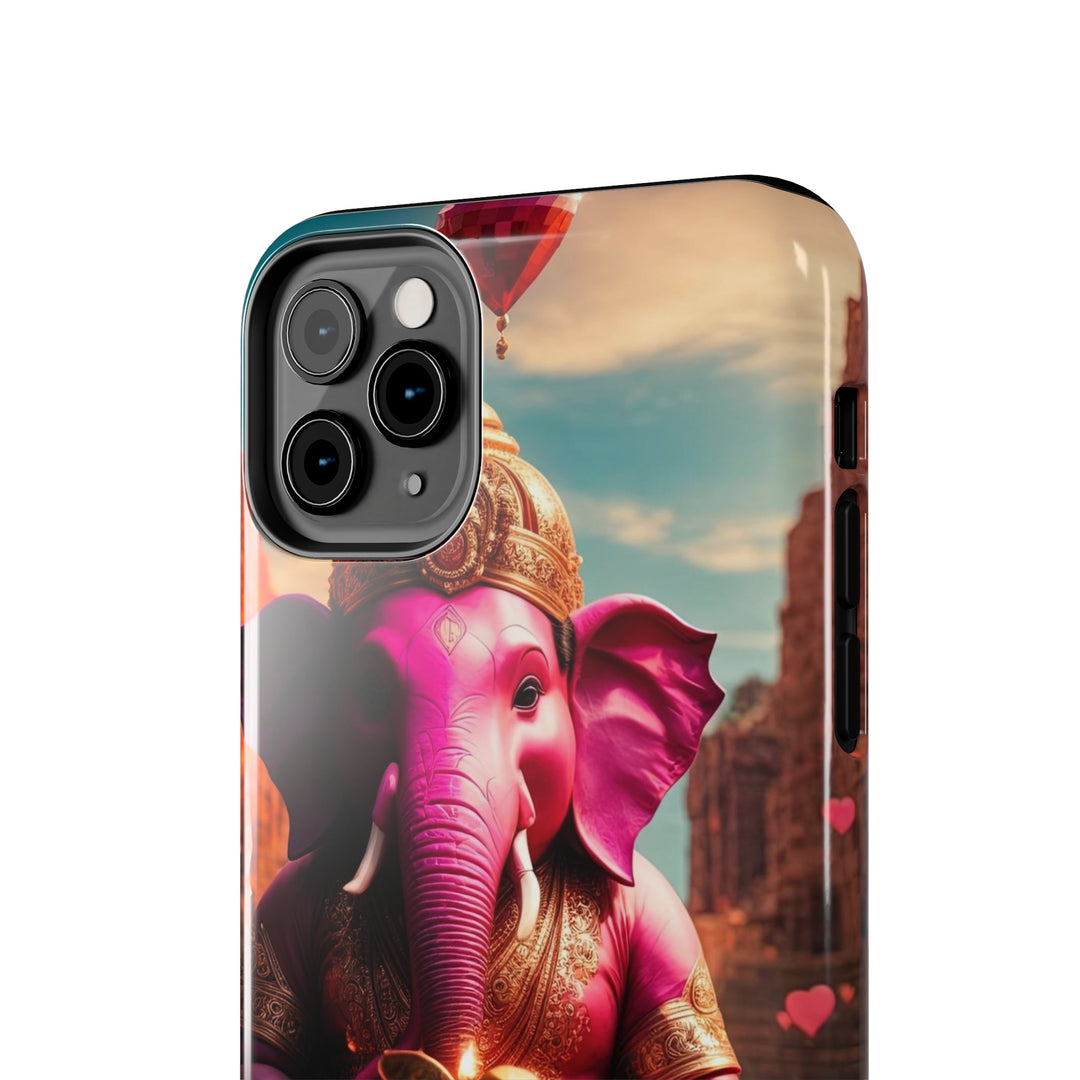 Enchanted Elephant Evening - Tough Phone Case - Phone Case - g(0D·IO) - iPhone 13 Mini - -