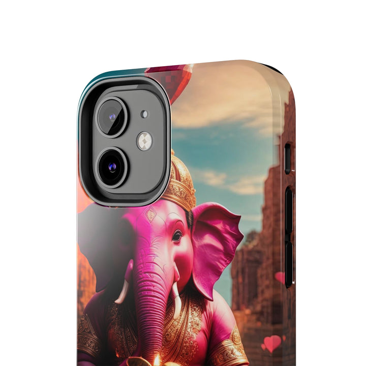 Enchanted Elephant Evening - Tough Phone Case - Phone Case - g(0D·IO) - iPhone 13 Mini - -