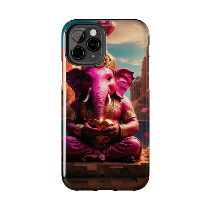 Enchanted Elephant Evening - Tough Phone Case - Phone Case - g(0D·IO) - iPhone 13 Mini - -