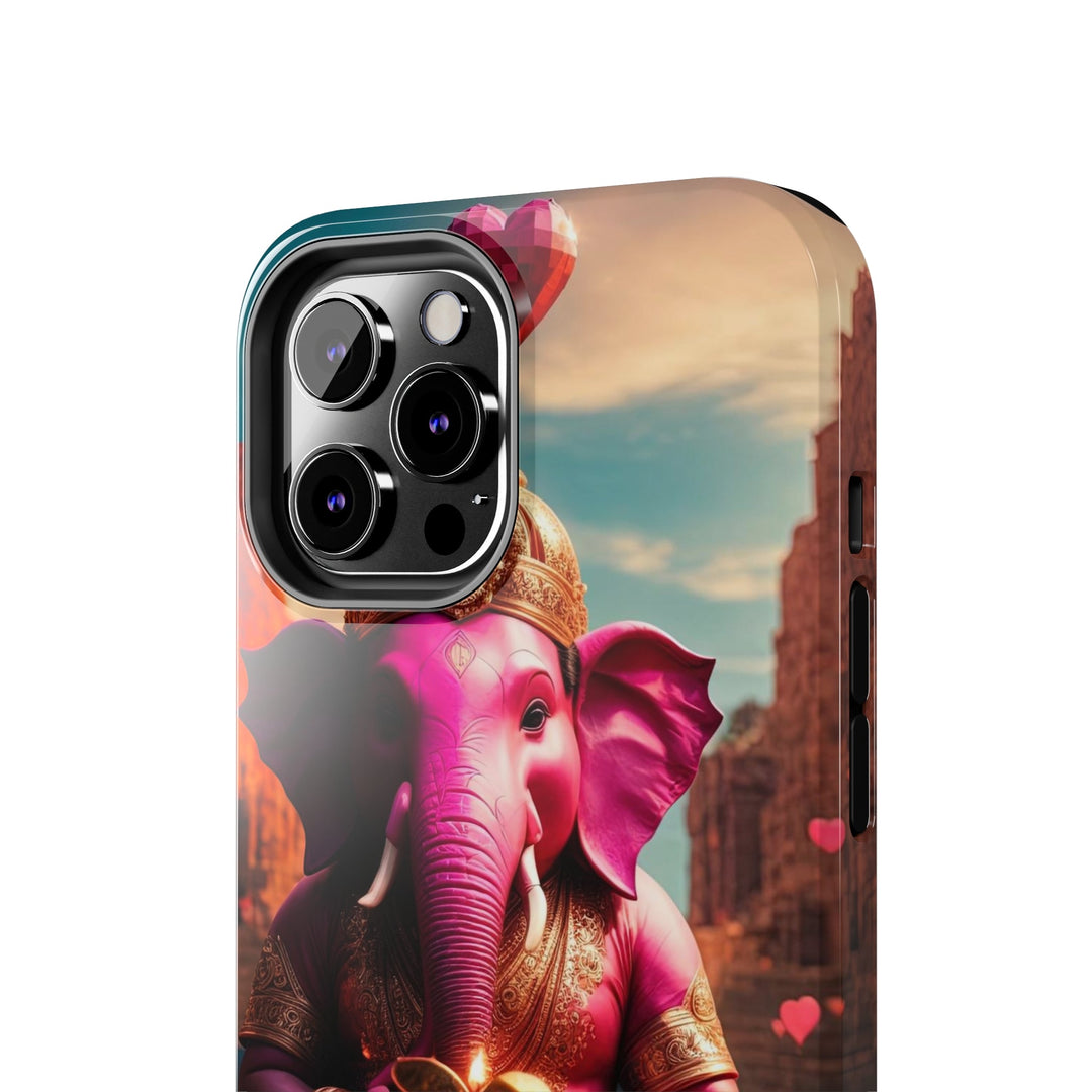 Enchanted Elephant Evening - Tough Phone Case - Phone Case - g(0D·IO) - iPhone 13 Mini - -