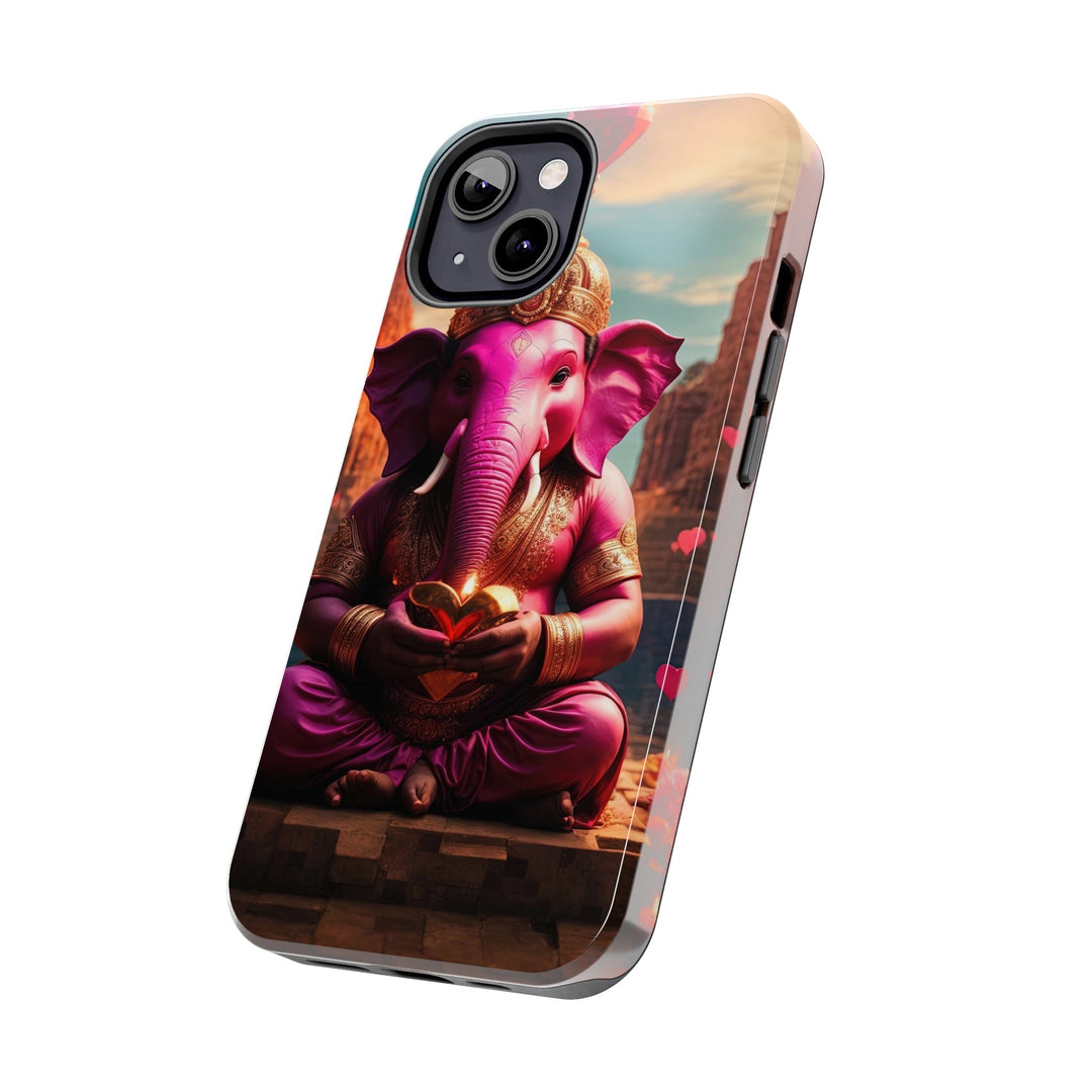 Enchanted Elephant Evening - Tough Phone Case - Phone Case - g(0D·IO) - iPhone 13 Mini - -