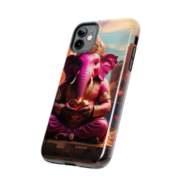 Enchanted Elephant Evening - Tough Phone Case - Phone Case - g(0D·IO) - iPhone 13 Mini - -