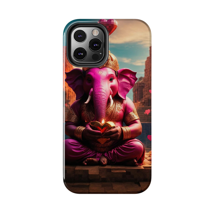 Enchanted Elephant Evening - Tough Phone Case - Phone Case - g(0D·IO) - iPhone 13 Mini - -