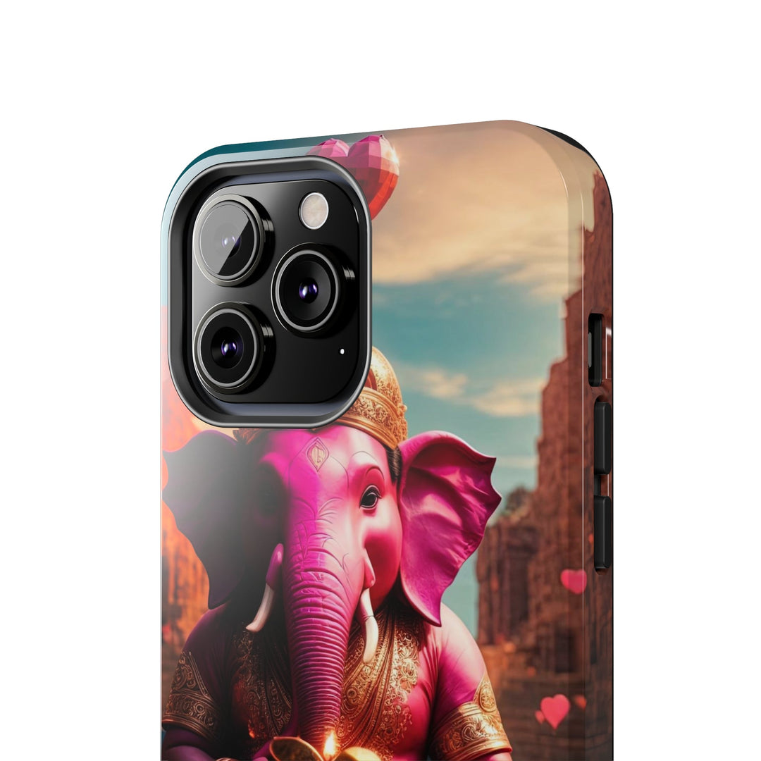 Enchanted Elephant Evening - Tough Phone Case - Phone Case - g(0D·IO) - iPhone 13 Mini - -