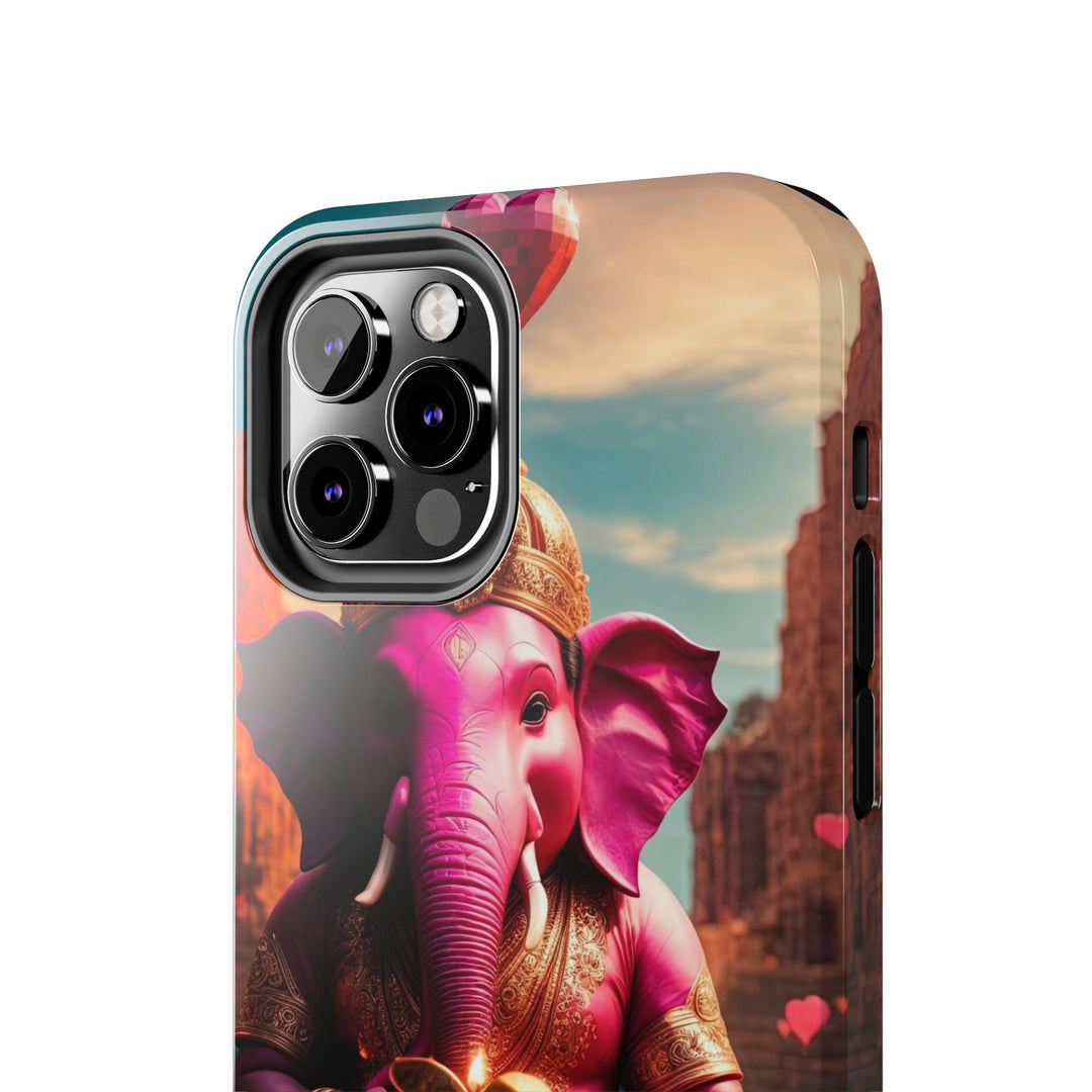 Enchanted Elephant Evening - Tough Phone Case - Phone Case - g(0D·IO) - iPhone 13 Mini - -