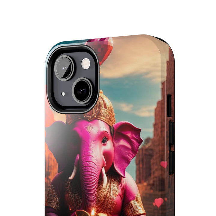 Enchanted Elephant Evening - Tough Phone Case - Phone Case - g(0D·IO) - iPhone 13 Mini - -