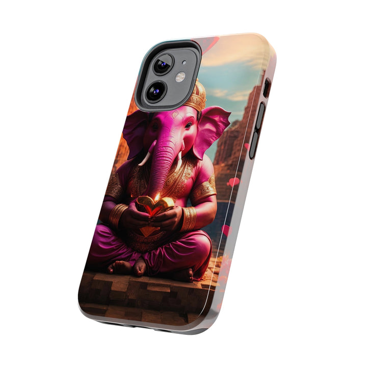 Enchanted Elephant Evening - Tough Phone Case - Phone Case - g(0D·IO) - iPhone 13 Mini - -