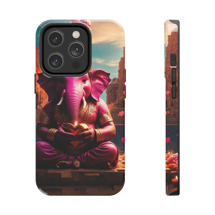 Enchanted Elephant Evening - Tough Phone Case - Phone Case - g(0D·IO) - iPhone 14 Pro - -