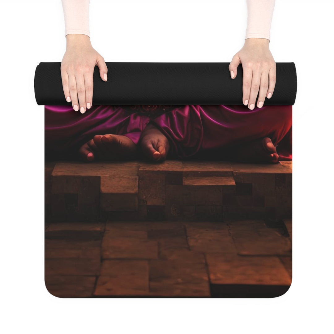 Enchanted Elephant Evening - Yoga Mat - Home Decor - g(0D·IO) - 24” x 68” - -