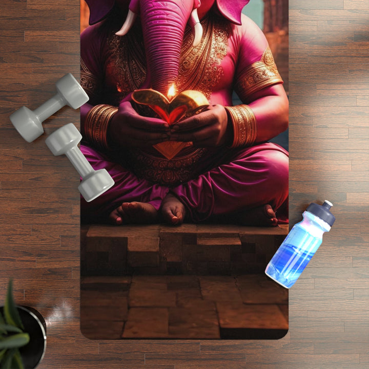 Enchanted Elephant Evening - Yoga Mat - Home Decor - g(0D·IO) - 24” x 68” - -