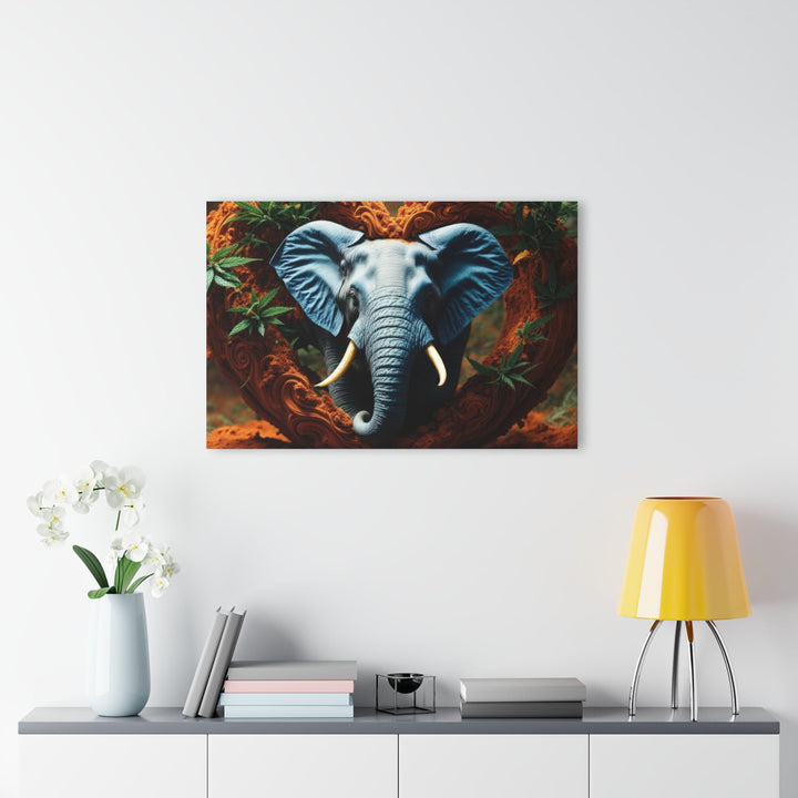 Enchanted Elephant Heart - Acrylic Prints (French Cleat Hanging) - Home Decor - g(0D·IO) - 24" x 36" (Vertical) - 0.25'' -