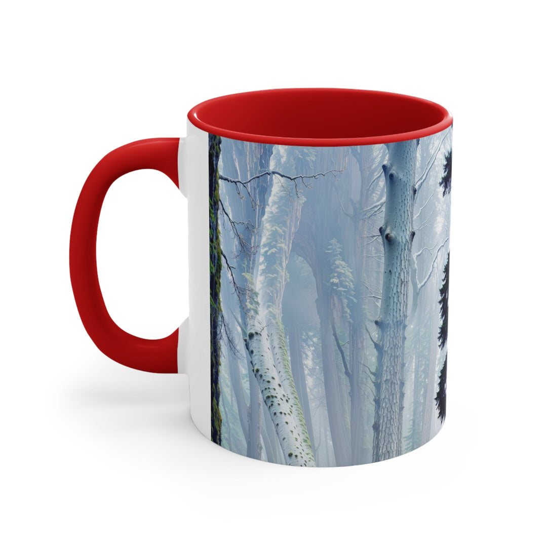 Enigmatic Forest Spiral - Accent Coffee Mug - Mug - g(0D·IO) - Pink - 11oz -