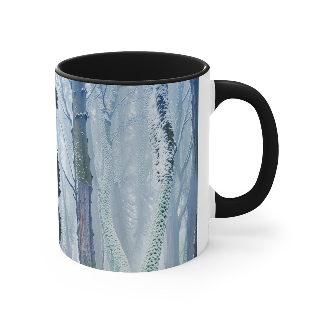 Enigmatic Forest Spiral - Accent Coffee Mug - Mug - g(0D·IO) - Pink - 11oz -