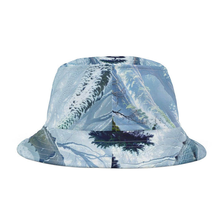 Enigmatic Forest Spiral - Bucket Hat - Hats - g(0D·IO) - Large - White stitching -