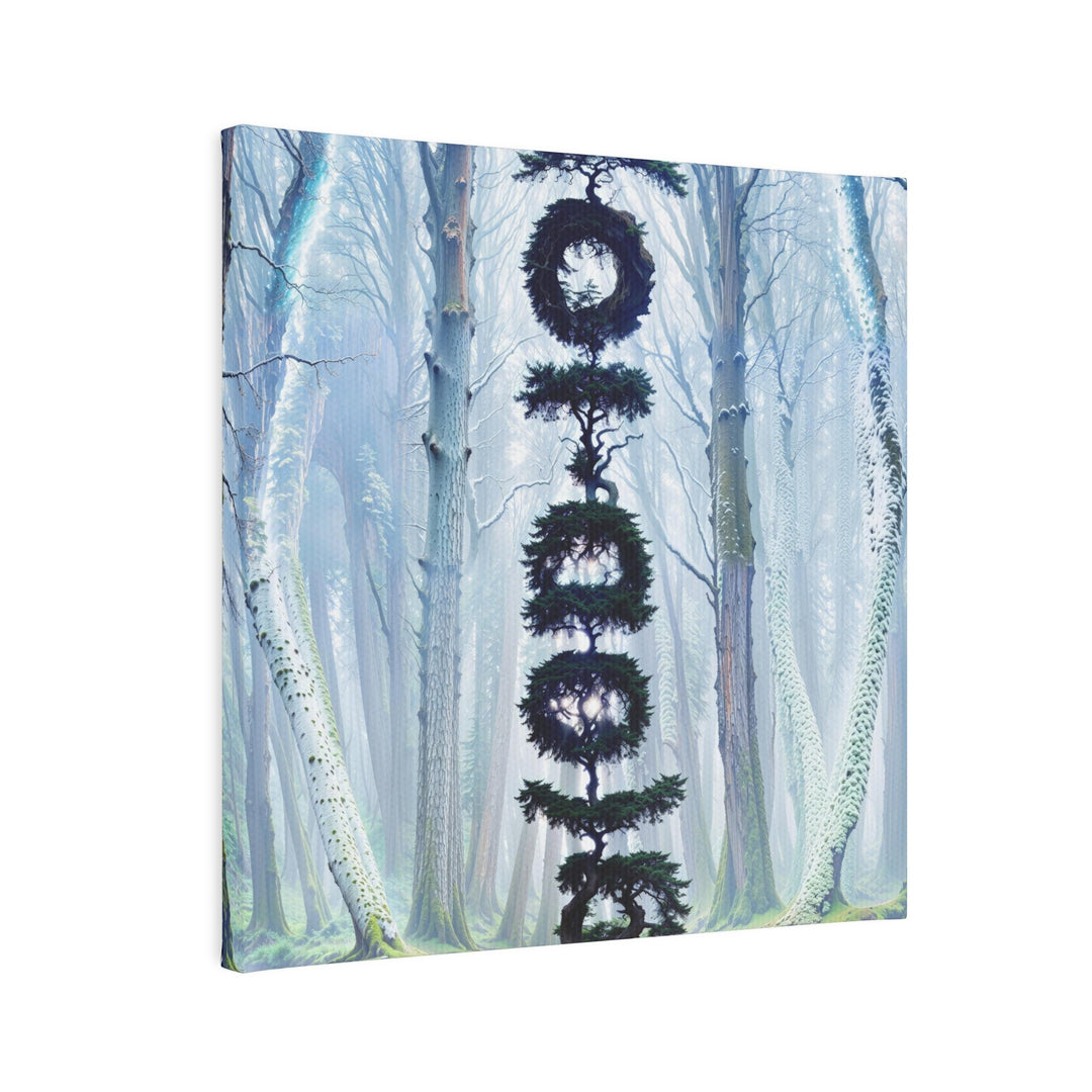 Enigmatic Forest Spiral - Canvas Photo Tile - Canvas - g(0D·IO) - 8" x 8" (Square) - 0.5" -