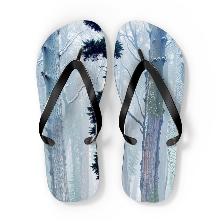 Enigmatic Forest Spiral - Flip Flops - Shoes - g(0D·IO) - XL - Black sole -