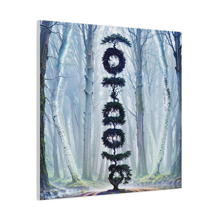 Enigmatic Forest Spiral - Matte Canvas Print 1.25" - Canvas - g(0D·IO) - 36" x 36" - 1.25" -