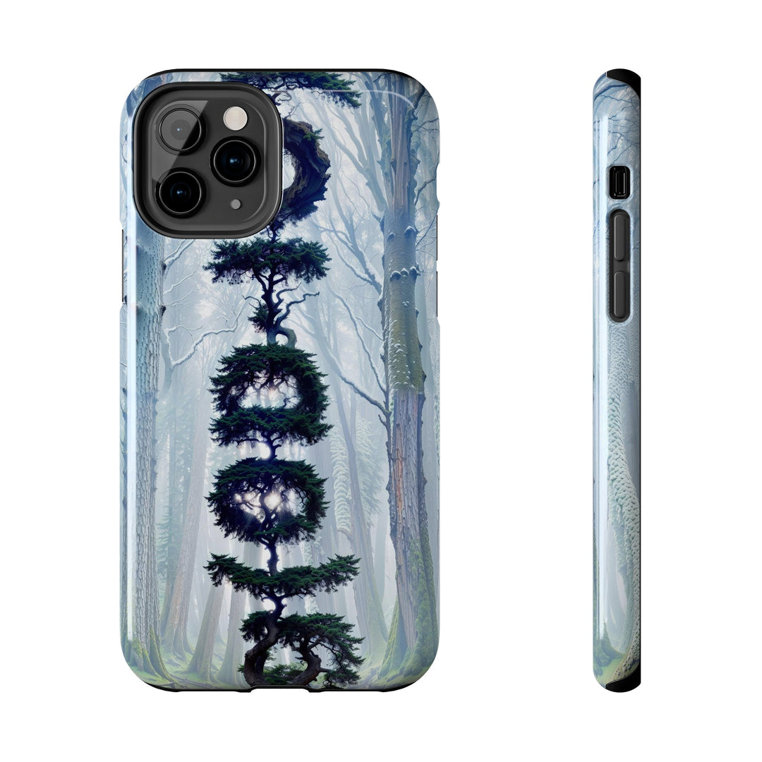 Enigmatic Forest Spiral - Tough Phone Case - Phone Case - g(0D·IO) - iPhone 11 Pro - -