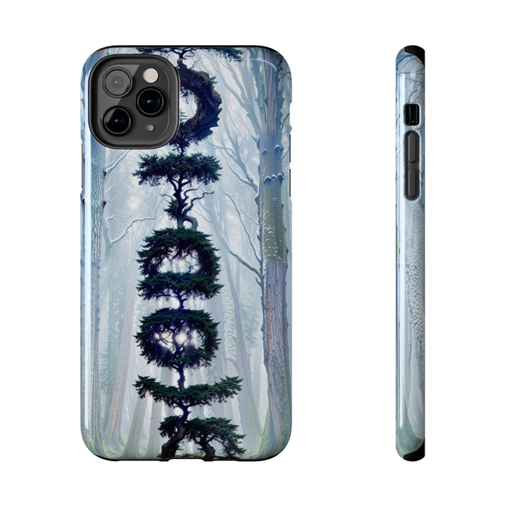 Enigmatic Forest Spiral - Tough Phone Case - Phone Case - g(0D·IO) - iPhone 11 Pro Max - -