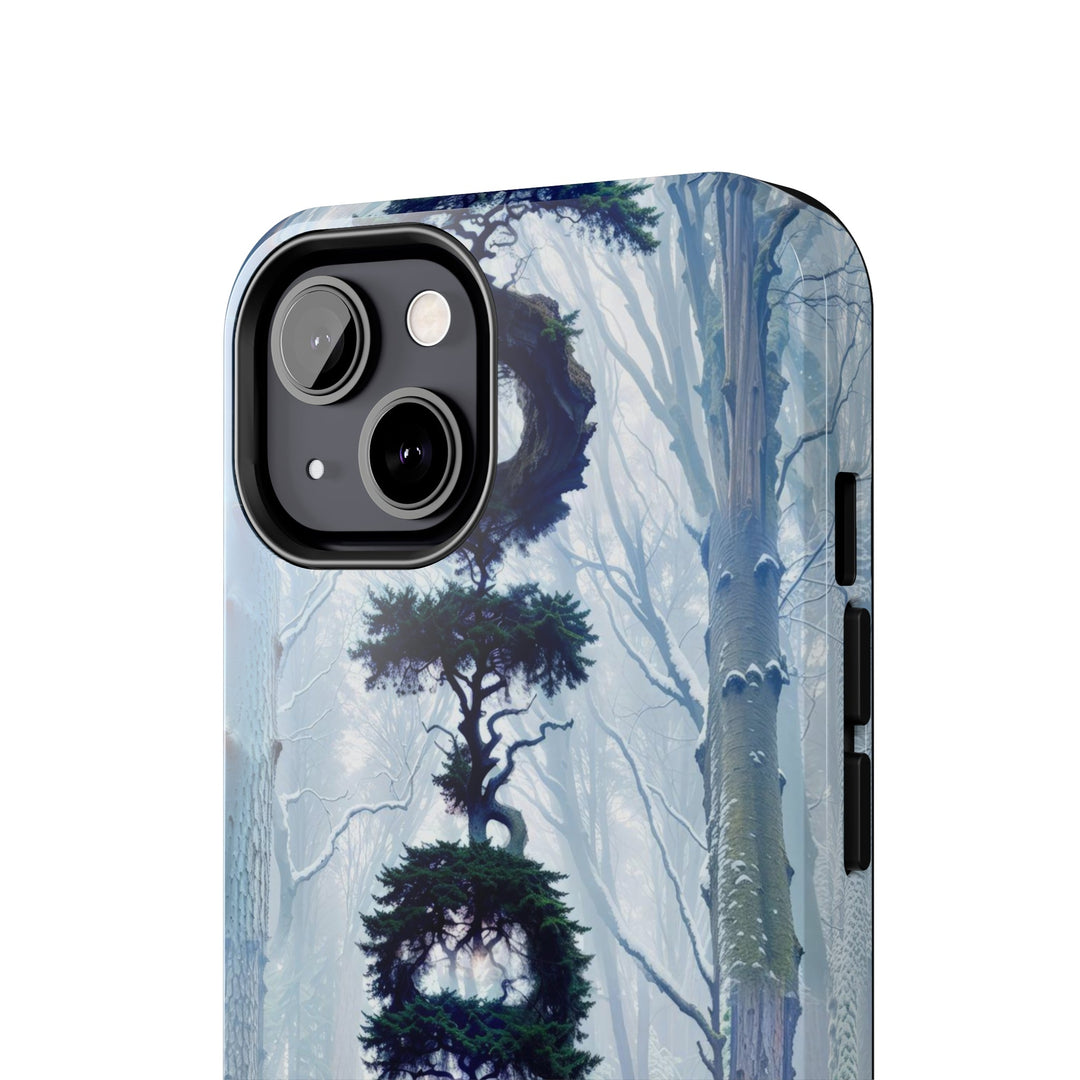 Enigmatic Forest Spiral - Tough Phone Case - Phone Case - g(0D·IO) - iPhone 13 Mini - -