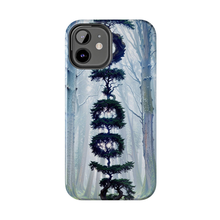 Enigmatic Forest Spiral - Tough Phone Case - Phone Case - g(0D·IO) - iPhone 13 Mini - -