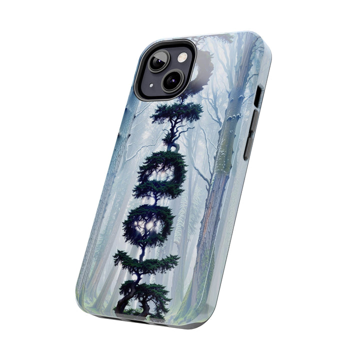 Enigmatic Forest Spiral - Tough Phone Case - Phone Case - g(0D·IO) - iPhone 13 Mini - -