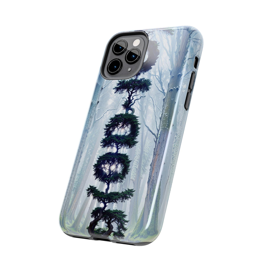 Enigmatic Forest Spiral - Tough Phone Case - Phone Case - g(0D·IO) - iPhone 13 Mini - -