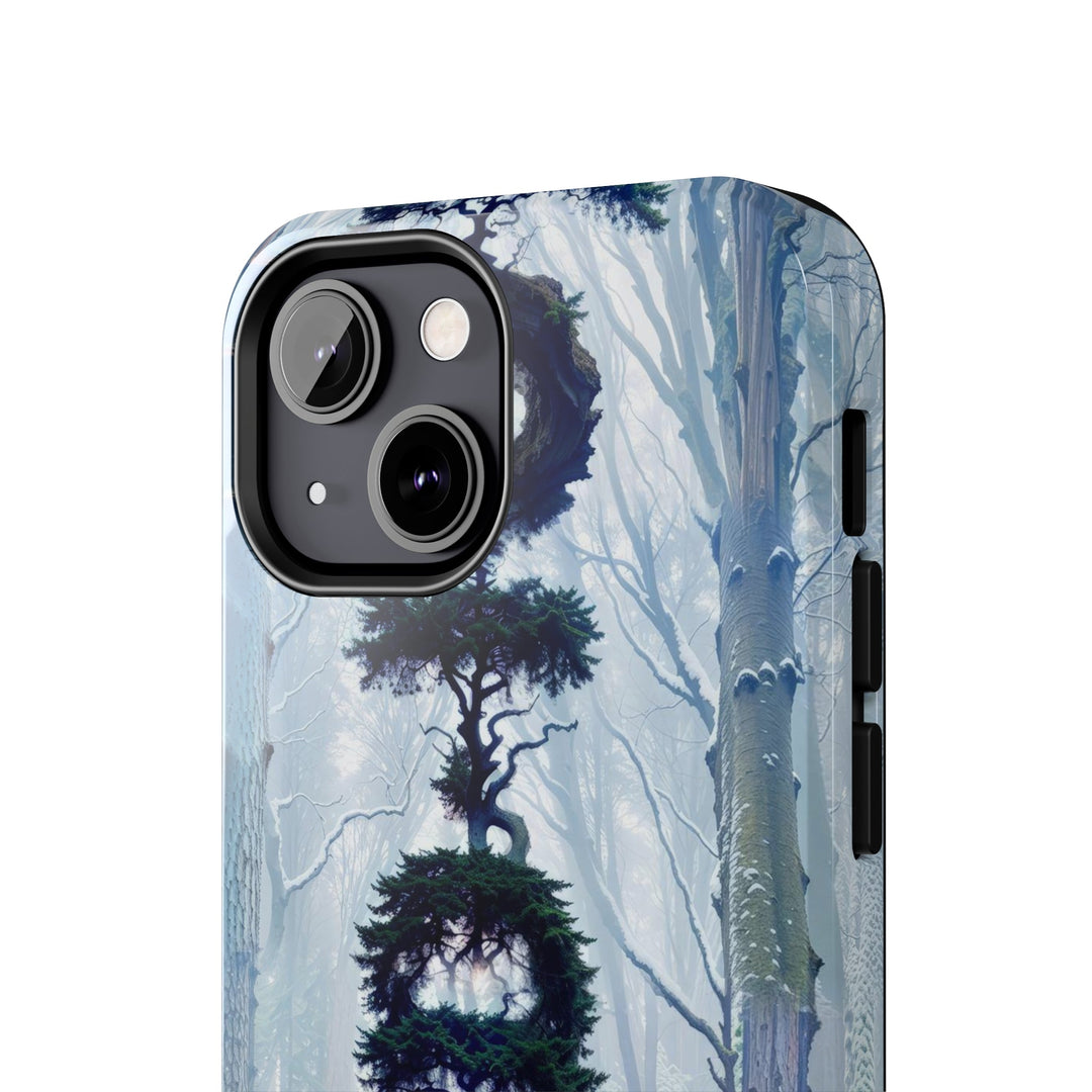 Enigmatic Forest Spiral - Tough Phone Case - Phone Case - g(0D·IO) - iPhone 13 Mini - -