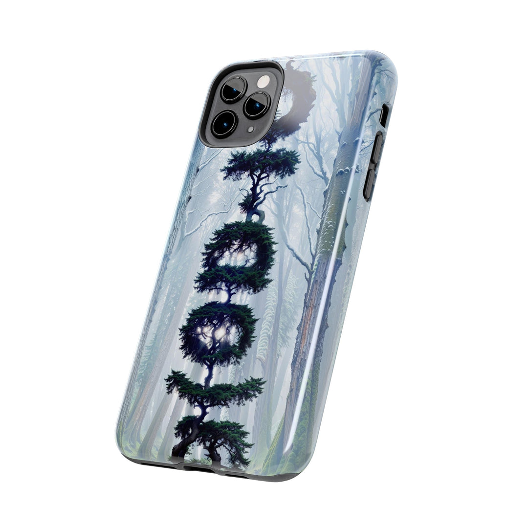 Enigmatic Forest Spiral - Tough Phone Case - Phone Case - g(0D·IO) - iPhone 13 Mini - -