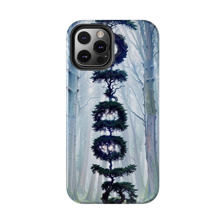 Enigmatic Forest Spiral - Tough Phone Case - Phone Case - g(0D·IO) - iPhone 13 Mini - -